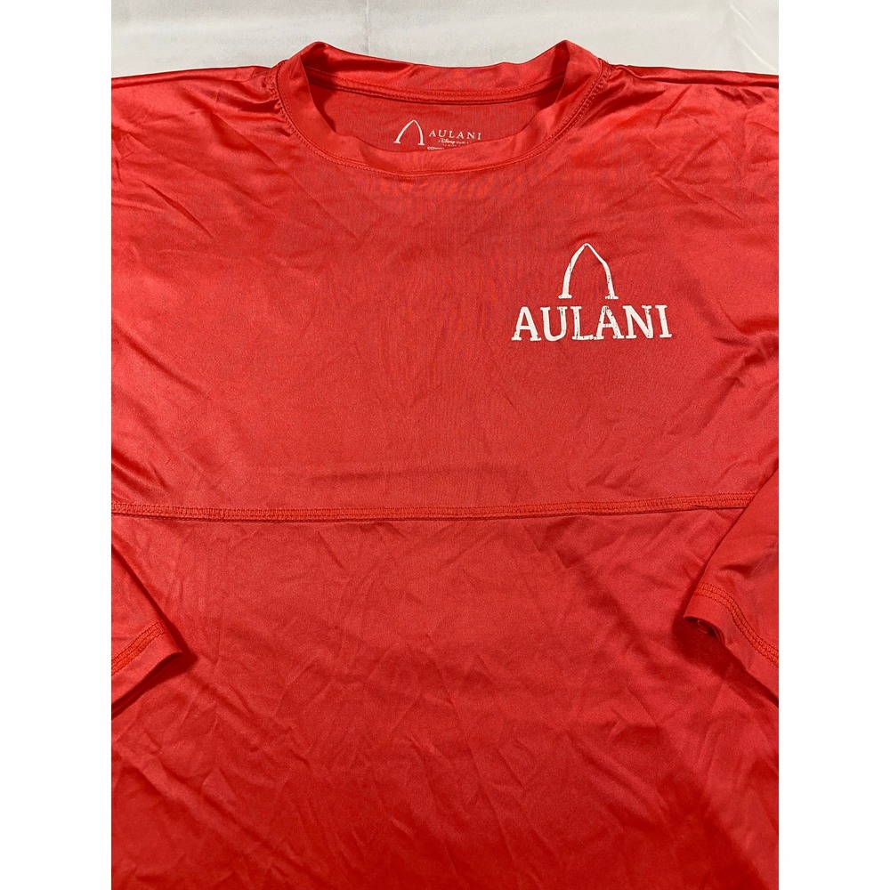Disney Aulani Resort Spirit Jersey Coral Performance Long Sleeve Shirt Large USA